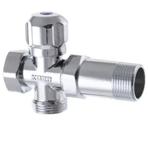 Кран триходовий 3/4x3/4x3/4 Koer KR.521 (KR0148) №1