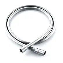 Шланг для душу силіконовий KOER KB-0804-125-01 CHROME 125 см, колір хром (KR5667)