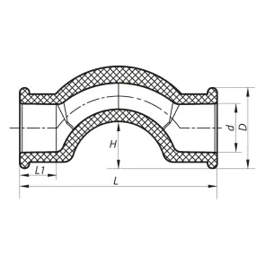 Обвід короткий Koer PPR 20 K0065.PRO (KP0077) №2