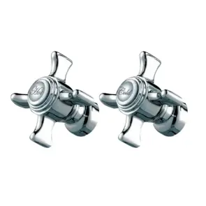 Набір ручок Haiba Zeus Handles SET-02 (без кран-букс, пара) (AC0603) №1