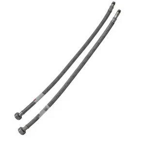 Гнучкі шланги для змішувача гайка 1/2'' - Штуцер M10 (50 см) 2 шт (силик. оболонка) Zerix (ZX3029) №2