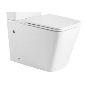 Чаша унітазу-компакту Mixxus Premium Quadro-0402-R Bowl 675х390х855 Rimless без сидіння (MI8340) №1