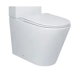 Чаша унітазу-компакту Mixxus Bevel-0403-T3 Bowl 640х360х835 Tornado 3.0 без сидіння (MI8349) №4