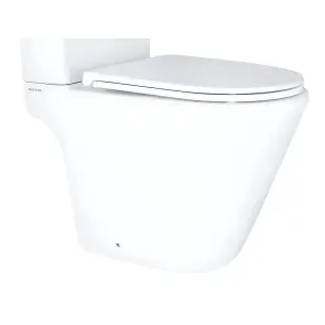 Чаша унітазу-компакту Mixxus Bevel-0405-R Bowl 605х370х800 Rimless без сидіння (MI8352) №9