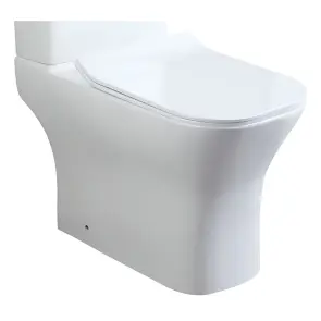 Чаша унітазу-компакту Mixxus Style-0404-T3 Bowl 650x350x830 Tornado 3.0 без сидіння (MI8357) №1