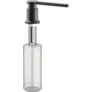 Дозатор для мийного засобу врізний Koer SDB-03-05 300 мл (колір чорний) (KR5633) №1