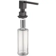 Дозатор для моющего средства врезной Koer SDB-02-05 300 мл (цвет черный) (KR5630)