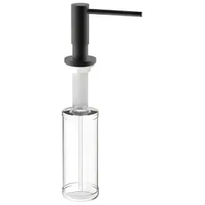 Дозатор для моющего средства врезной Mixxus DIS-03.SUS Black из нерж.стали SUS304 300 мл (черный) (MI7155) №1