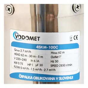 Вихровий насос Vodomet 4SKM-100C (VO4174) №4