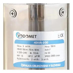 Вихровий насос Vodomet 4SKM-200 (VO4157) №3