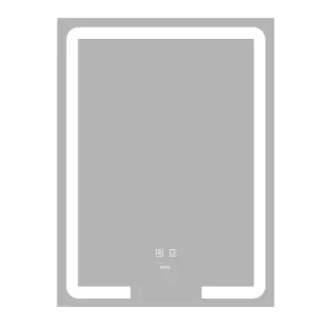 Зеркало Zerix Prime MR02-50x80 с LED Touch, Anti-fog, димером, регулятором яркости (ZX6052) №1