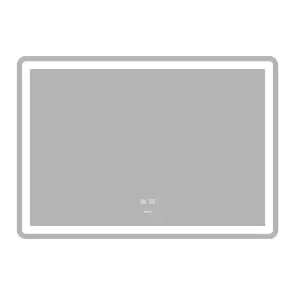 Зеркало Zerix Mirra MR05-100x70 с LED Touch, Anti-fog, димером, регулятором яркости (ZX6060) №1
