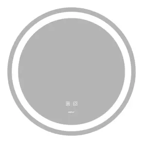 Зеркало Zerix Solo MC01-60 с LED Touch, Anti-fog, димером, регулятором яркости (ZX6063) №1