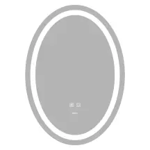 Зеркало Zerix Fusion MV01-50x70 с LED Touch, Anti-fog, димером, регулятором яркости (ZX6067)