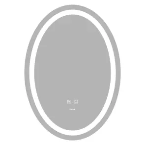 Зеркало Zerix Fusion MV01-50x70 с LED Touch, Anti-fog, димером, регулятором яркости (ZX6067) №1