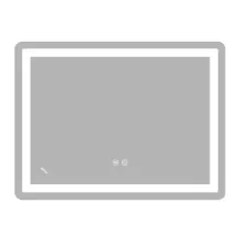 Зеркало Zerix Sansa MR01-70x50-REVERSE с LED Touch, Anti-fog, димером, регулятором яркости (ZX6050)