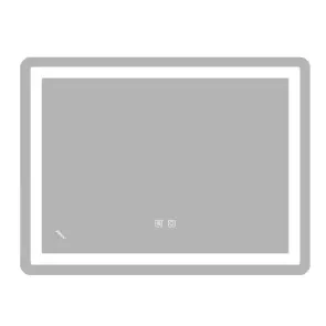 Зеркало Zerix Sansa MR01-70x50-REVERSE с LED Touch, Anti-fog, димером, регулятором яркости (ZX6050) №1