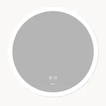 Зеркало Zerix Solo MC02-80 с LED Touch, Anti-fog, димером, регулятором яркости (ZX6066)
