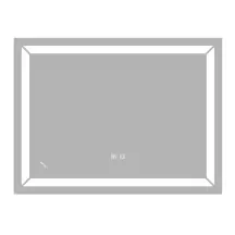 Зеркало Zerix Kubix MR04-80x60-REVERSE с LED Touch, Anti-fog, димером, регулятором яркости (ZX6054)