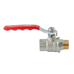 Кран кульовий ГШВ Koer Extreme KE.215-15 - 1/2" FM ручка "важіль" червона (KR5750) №2