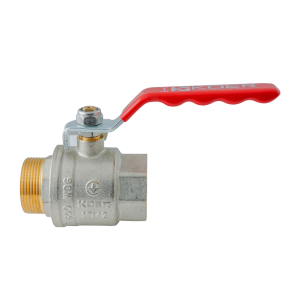 Кран кульовий ГШВ Koer Extreme KE.215-40 - 1 1/2" FM ручка "важіль" червона (KR5754) №2