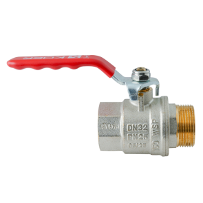 Кран кульовий ГШВ Koer Extreme KE.215-32 - 1 1/4" FM ручка "важіль" червона (KR5753) №5