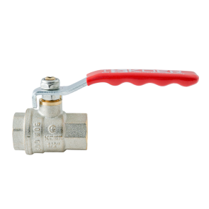Кран кульовий ГГВ Koer Extreme KE.214-15 - 1/2" FF ручка "важіль" червона (KR5744) №5