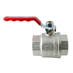 Кран кульовий ГГВ Koer Extreme KE.214-50 - 2" FF ручка "важіль" червона (KR5749) №2