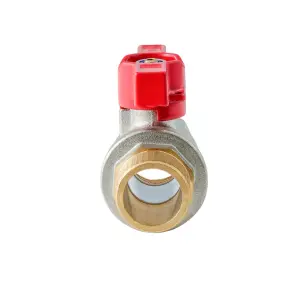 Кран кульовий ГШМ Koer Extreme KE.218-20 - 3/4" FM ручка "метелик" червона (KR5760) №2