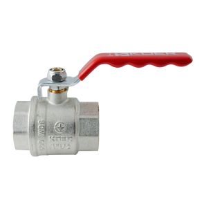 Кран кульовий ГГВ Koer Extreme KE.214-40 - 1 1/2" FF ручка "важіль" червона (KR5748) №3