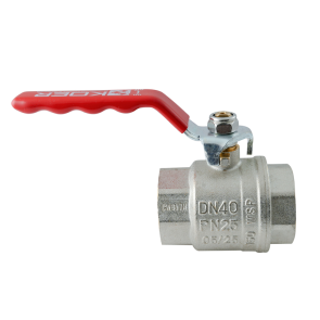 Кран кульовий ГГВ Koer Extreme KE.214-40 - 1 1/2" FF ручка "важіль" червона (KR5748) №4