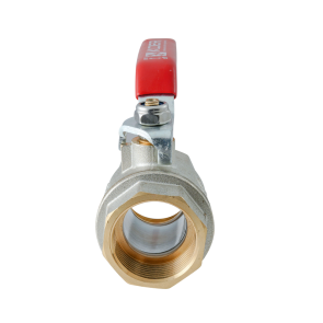 Кран кульовий ГГВ Koer Extreme KE.214-32 - 1 1/4" FF ручка "важіль" червона (KR5747) №2