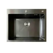 Мойка Mixxus MH5843 Micro Decor Graphite (3.0/0.8) из нерж. стали (цвет графит) (MI8217)