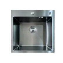 Мойка Mixxus MH5050 Micro Decor Graphite (3.0/0.8) из нерж. стали (цвет графит) (MI8213)
