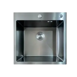 Мийка Mixxus MH5050 Micro Decor Graphite (3.0/0.8) з нерж. сталі (колір графіт) (MI8213) №1