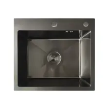 Мойка из нержавеющей стали Mixxus MH5045 Decor Graphite (3.0/0.8) цвет графит (MI8310)