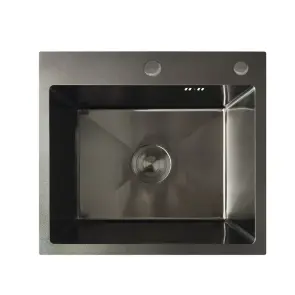Мойка из нержавеющей стали Mixxus MH5045 Decor Graphite (3.0/0.8) цвет графит (MI8310) №1