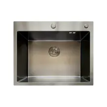 Мойка Mixxus MH6050 Micro Decor Graphite (3.0/0.8) из нерж. стали (цвет графит) (MI8221)