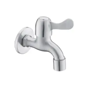 Кран для холодной воды Zerix BIB-001 из нерж. стали SUS304 (Упаковка Блистер) (ZX5563) №1