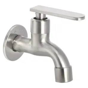Кран для холодной воды Zerix LR70101 (нерж. сталь) (LL1500) №1