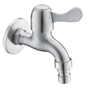 Кран для холодної води 1/2 Mixxus BIB-02 (нерж. сталь) (SS0051) №1