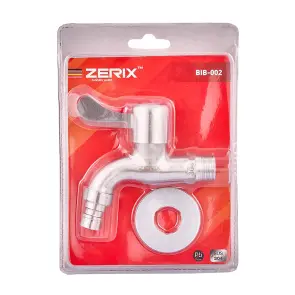 Кран для холодной воды Zerix BIB-002 1/2 (нерж. сталь) (ZX1490) №4