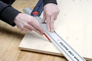 Угольник для ленейки Line Master KWB (784300) №4