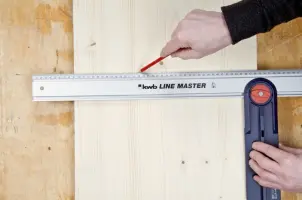 Угольник для ленейки Line Master KWB (784300) №5