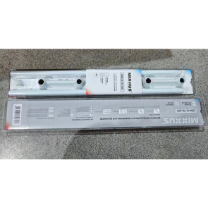Штанга для шторки телескопічна з тримачем для рушників Mixxus CRA-D-75x125 75cm-125cm (алюміній) (БЛІСТЕР) (AC3588) №2