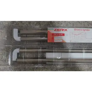 Штанга для шторки кутова Zerix CRS-A-90x90 90x90cm (нержавіюча сталь) (блістер) (ZX6101) №13