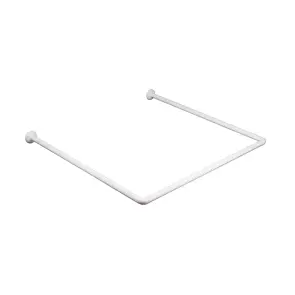 Штанга для шторки П-подібна універсальна Mixxus CRA-U-90x90x90 90x90x90cm, 90x180cm, 270cm (алюміній) (БЛІСТЕР) (AC3593) №1