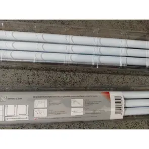 Штанга для шторки П-подібна універсальна Mixxus CRA-U-90x90x90 90x90x90cm, 90x180cm, 270cm (алюміній) (БЛІСТЕР) (AC3593) №2