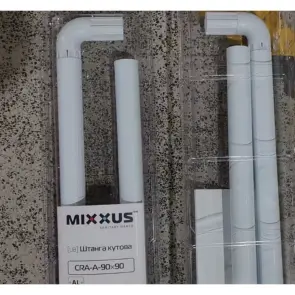 Штанга для шторки кутова Mixxus CRA-A-90x90 90x90cm (алюміній) (БЛІСТЕР) (AC3591) №6