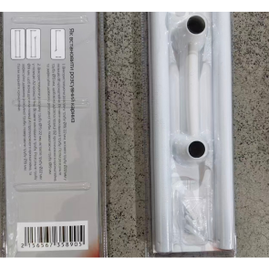 Штанга для шторки телескопічна з тримачем для рушників Mixxus CRA-D-125x225 125cm-225cm (алюміній) (БЛІСТЕР) (AC3589) №9
